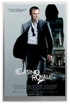 Plakat filmowy: 007 James Bond - Casino Royale 5 gramów Srebra 2020 (Srebrna Folia)