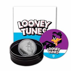 Samoa: Looney Tunes - Daffy Duck 1 uncja Srebra 2022 Proof