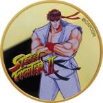 Street Fighter II: Ryu kolorowany 30. rocznica gry 1 uncja Złota 2021 