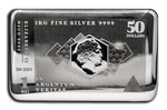 Sztabko Moneta Niue: Silver Note Coinbar 1000 gramów Srebra 2022