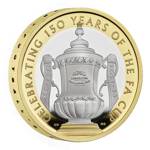 The 150th Anniversary of the FA Cup Srebro £2 2022 Proof Piedfort Coin