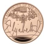 The Queen's Reign Honours and Investitures Złoto £5 2022 Proof