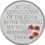 The Remembrance Day kolorowany Srebro 2021 Proof Piedford Coin
