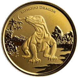 Tokelau: Komodo Dragon 1 uncja Złota 2022 Proof