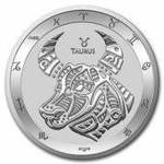 Tokelau: Zodiac Series - Byk 1 uncja Srebra 2021 