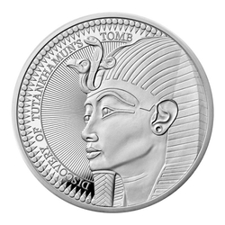 Tutankhamun Discovery 100. rocznica £5 Srebro 2022 Proof Piedfort Coin