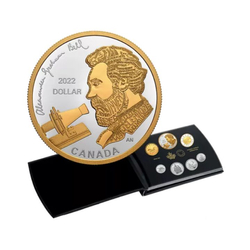 Zestaw Canada: Alexander Graham Bell - Great Inventor 7 srebrnych monet 2022 Proof 